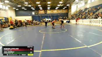 215 lbs Round 6 (8 Team) - Porter Loveland, Buchholz vs Nick Boselli, Cowboys WC