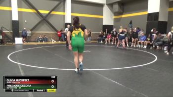 235 lbs Round 1 (16 Team) - Olivia Huckfelt, BVWC Gold vs Precious DeCora, NE Valkyrie