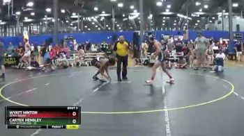 130 lbs Round 1 (6 Team) - Carter Hensley, Team Gotcha Red vs Wyatt Hinton, Death Squad