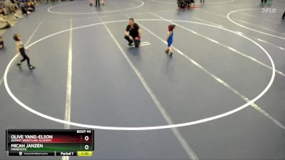 Semifinal - Olive Yang-Elson, Summit Wrestling Academy vs Micah Janzen, Minnesota