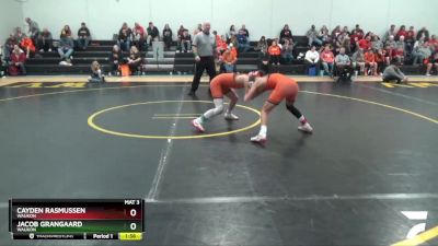 JV-2 lbs Round 3 - Jacob Grangaard, Waukon vs Cayden Rasmussen, Waukon