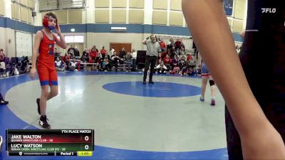 98 lbs Placement - Dylan Ferguson, Indian Creek Wrestling Club (M) vs Benjamin Boughner, Quaker Wrestling Club