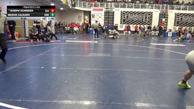 160 lbs R-32 - Joseph Schinder, Blair Academy-NJ vs Mason Calgaro, Canon-McMillan