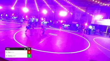 78 lbs Semifinal - Sutter Oss, Oklahoma vs Brekston Conry, Unattached