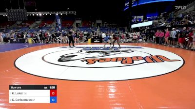 142 lbs Quarters - Kelice Luker, OK vs Greta Garbuzovas, GA