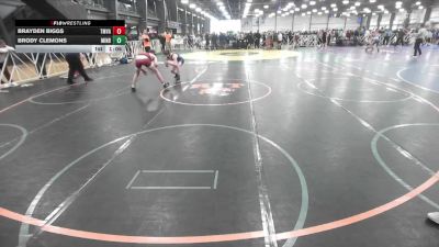 140 lbs Round 1 (9am Saturday) - Brayden Biggs, Team VA/USA vs Brody Clemons, Minion Black