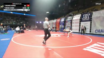 150 Class 1 lbs Champ. Round 1 - Brodi Jones, Cameron vs Deonte Kerns, Missouri Military Academy