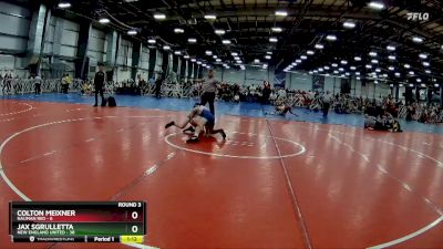 110 lbs Rd# 3 12:00pm Friday - Colton Meixner, Nauman Red vs Jax Sgrulletta, New England United