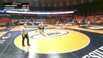 3A 157 lbs Champ. Round 1 - Caden Ljubenko, Park Ridge (Maine South) vs Max Mularz, Frankfort (Lincoln-Way East)