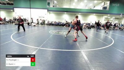 190 lbs Round Of 64 - Kal-El Fluckiger, AZ vs Cael Dunn, NC