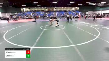 120 lbs Prelims - Hudson Waldrop, AL vs Elijah Flores, CA
