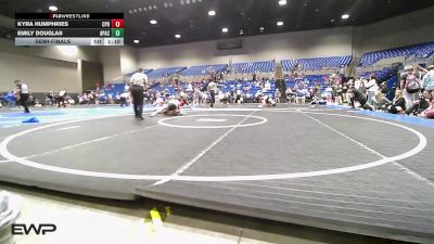 125-135 lbs Semifinal - Kyra Humphries, Panther Youth Wrestling vs Emily Douglas, Apache Wrestling Club