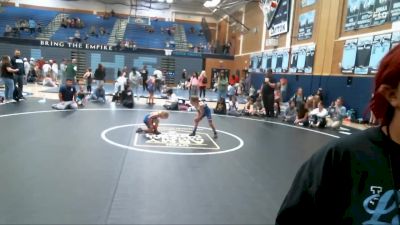39-47 lbs Round 1 - Maggie Colvin, RWC - Roy Wrestling Club vs Reagan Duling, Charger WC