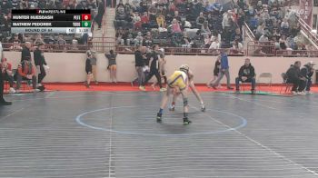 65_B lbs Round Of 64 - Hunter Huesdash, Peters Twp vs Mathew Fedorek, Yough
