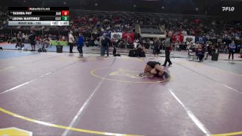 130 lbs Champ. Round 3 - Leona Martinez, Central Catholic vs Tashra Pay, Juab