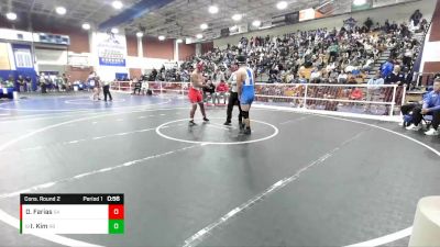 182 lbs Cons. Round 2 - Isisah Kim, Rancho Bernardo vs Oscar Farias, Santa Ana