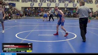 106 lbs Champ. Round 2 - Aidan Autullo, FREMONT ROSS vs Conner Pool, St Francis De Sales (Toledo)