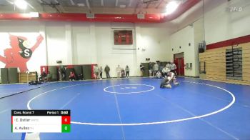 138 lbs Cons. Round 7 - Ezra Ostler, Bloomington South Wrestling Cl vs Andrew Aviles, Noblesville