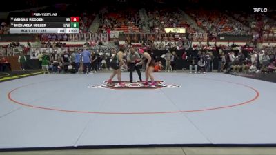 235 lbs Cons. Round 1 - Michaela Miller, LaCygne-Prairie View Hs vs Abigail Redden, Holcomb HS