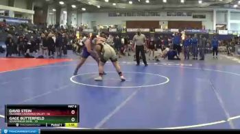 285 lbs Round 1 (3 Team) - Gage Butterfield, Gouverneur Sr HS vs David Stein, Falconer-Cassadaga Valley