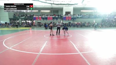 126 lbs Round Of 32 - Sara Ospina, Stamford vs Lily Langlois, Stafford