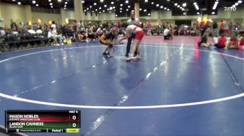 138 lbs Cons. Round 4 - Landon Caviness, Black Hive vs Mason Nobles, Elevate Wrestling Club