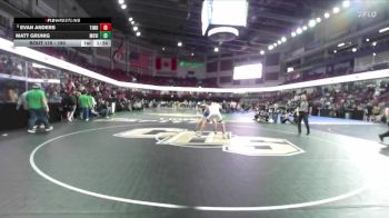 190 lbs Champ. Round 2 - Matt Grunig, Mountain View vs Evan Anders, Timberline