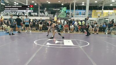 140 lbs Rr Rnd 2 - Zachary Derbyshire, Kraken Red - HSC vs Gavin Nordberg, Homegrown - HSC
