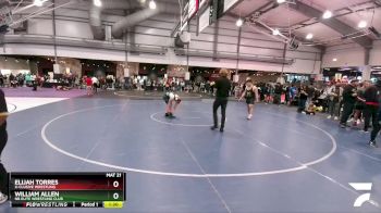 190 lbs Champ. Round 1 - William Allen, NB Elite Wrestling Club vs Elijah Torres, X-CLUSIVE Wrestling