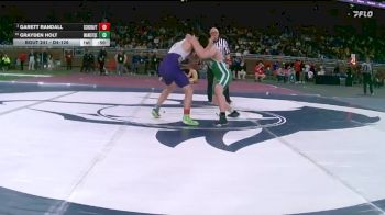 D4-126 lbs Cons. Round 2 - Grayden Holt, Manistique vs Garett Randall, Schoolcraft