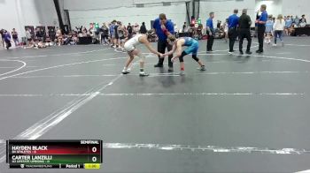 98 lbs Semis (4 Team) - Carter Lanzilli, U2 Upstate Uprising vs Hayden Black, 84 Athletes