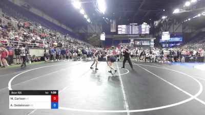 120 lbs Rnd Of 128 - Mason Carlson, Utah vs Alex Oedekoven, South Dakota