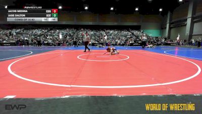 58 lbs Consi Of 16 #2 - Jacob Medina, Red Star Wrestling Academy vs Jase Dalton, OCRTC