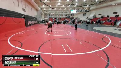 215 lbs Round 3 - Ryan Banks, Rock Canyon vs Corbett Hartman, Legend