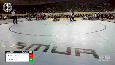 6A - 120 lbs Quarterfinal - Aiyana Perkins, UNION vs Destinee Miller, SAPULPA