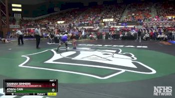 170 lbs Semifinal - Atavia Cain, Oakley HS vs Hannah Simmers, Effingham-Atchison Co Community HS