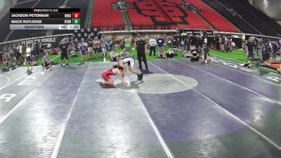 157 lbs Quarters - Jackson Peterman, Oregon vs Mack Rutledge, Utah