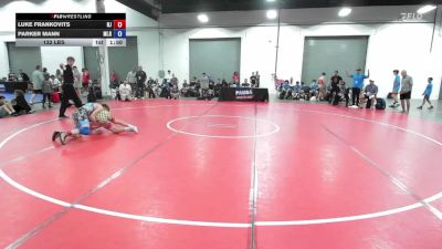 132 lbs Luke Frankovits, New Jersey vs Parker Mann, Michigan Red