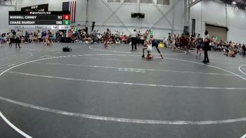 106 lbs Round 1 (6 Team) - Russell Cisney, Palm City Thundercats vs Chase Ramsay, Front Royal WC