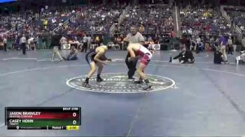 2 lbs Quarterfinal - Jason Brawley, Newton-Conover vs Casey Hohn, Trinity