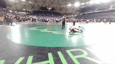 85 lbs Quarterfinal - Elliott Koenig, Steelclaw Wrestling Club vs Janae Vasquez, Victory Wrestling-Central WA