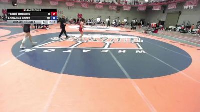 117 A Champ. Round 1 - Adrianna Lopez, Chadron State vs Libby Roberts, Unattached