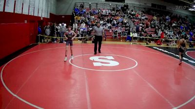 94 lbs Semifinal - Chase Brown, Yough vs Maxsimus Bishop, Plum Middle School