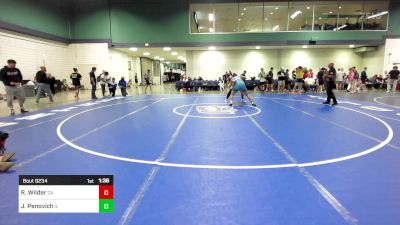 190 lbs Round Of 16 - Ryder Wilder, GA vs Jaxon Penovich, IL