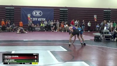 132 lbs Quarterfinal - Cale Nash, Clear Creek-Amana vs Tayten Coufal, Alburnett