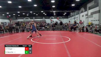 112 lbs Placement Matches (8 Team) - Olin Neuville, LaCrosse Area Wrestlers(WI) vs Gabriel Krieger, Team Ohio (OH)