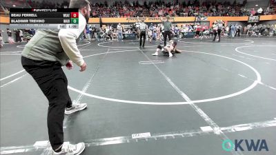 88 lbs Rr Rnd 1 - Beau Ferrell, Weatherford Youth Wrestling vs Bladimir Trevino, Madill Takedown