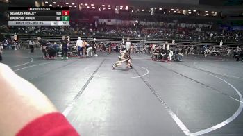 80 lbs Round Of 32 - Seamus Healey, Yale Street vs Spencer Piper, Red Devils