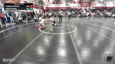 126 lbs 5th Place Match - Jesse Chavez, Capuchino vs Christian Bravo, Pacheco