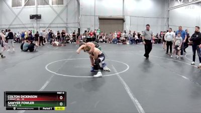 96 lbs Round 2 (4 Team) - Colton Dickinson, Pursuit WA vs Sawyer Fowler, The Rock